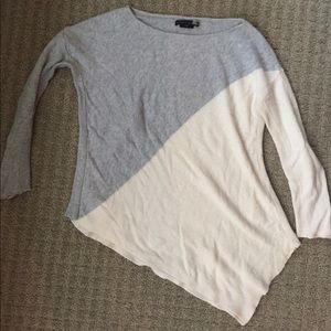 Alice and Olivia cashmere sweater! Unique shape